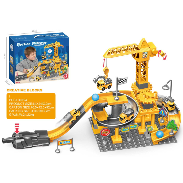 Construction Site with Vehicles + Accessories