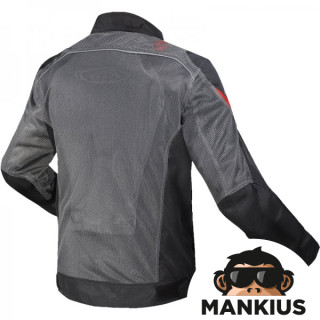 LS2 AIRY JACKET EVO MAN GREY BLACK RED L