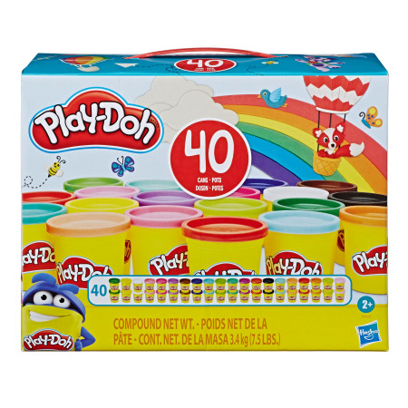 PLAY-DOH Plastilino rinkinys, 40 vnt.