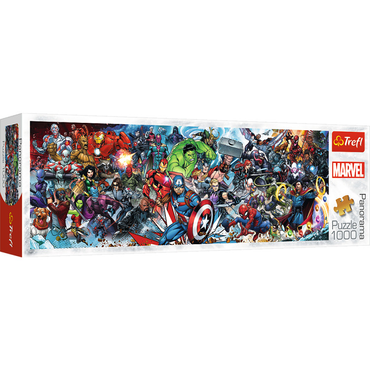 TREFL MARVEL Panoraminė dėlionė, 1000 det.