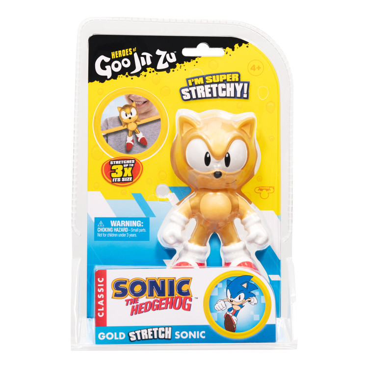 HEROES OF GOO JIT ZU SONIC THE HEDGEHOG Figūrėlė, auksinės spalvos