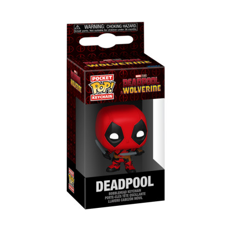 FUNKO POP! Raktų pakabutis: Marvel: Deadpool & Wolverine - Deadpool