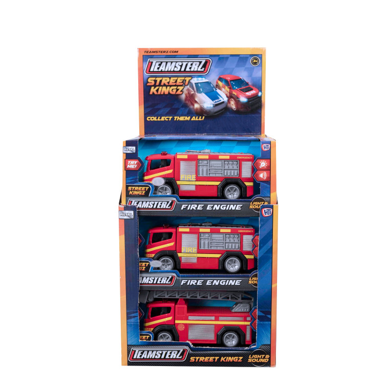 TEAMSTERZ Ugniagesių automobilis, 14 cm