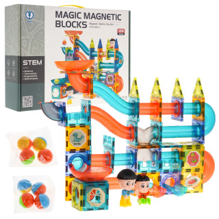 Magnetic Blocks Set of 128 elements