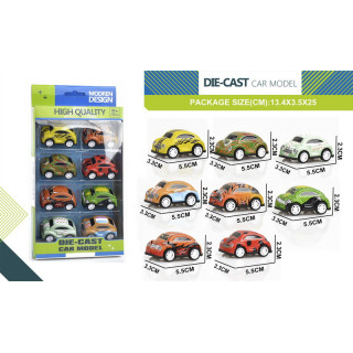 Set of 8 Driven Cars