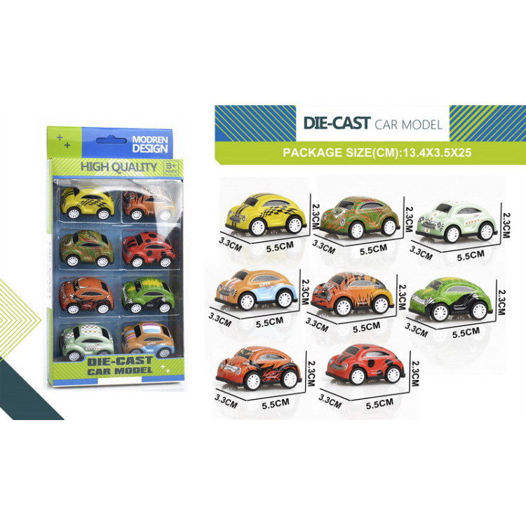 Set of 8 Driven Cars