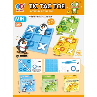 Penguin Tic-Tac-Toe Logic Game