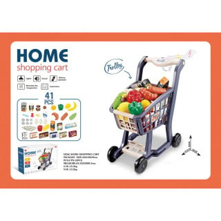 Shopping Cart with Light and Music Function, 41 pieces.