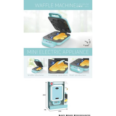 Waffle Maker with Light and Sound Function + Accessories