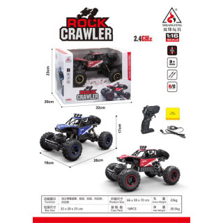 Crawler MONSTER ROCK R/C 1:16 Red