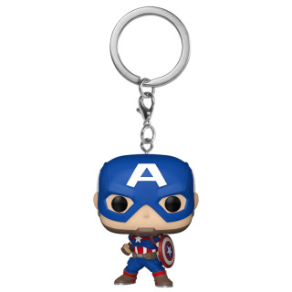 FUNKO POP! Raktų pakabutis: Marvel - Captain America