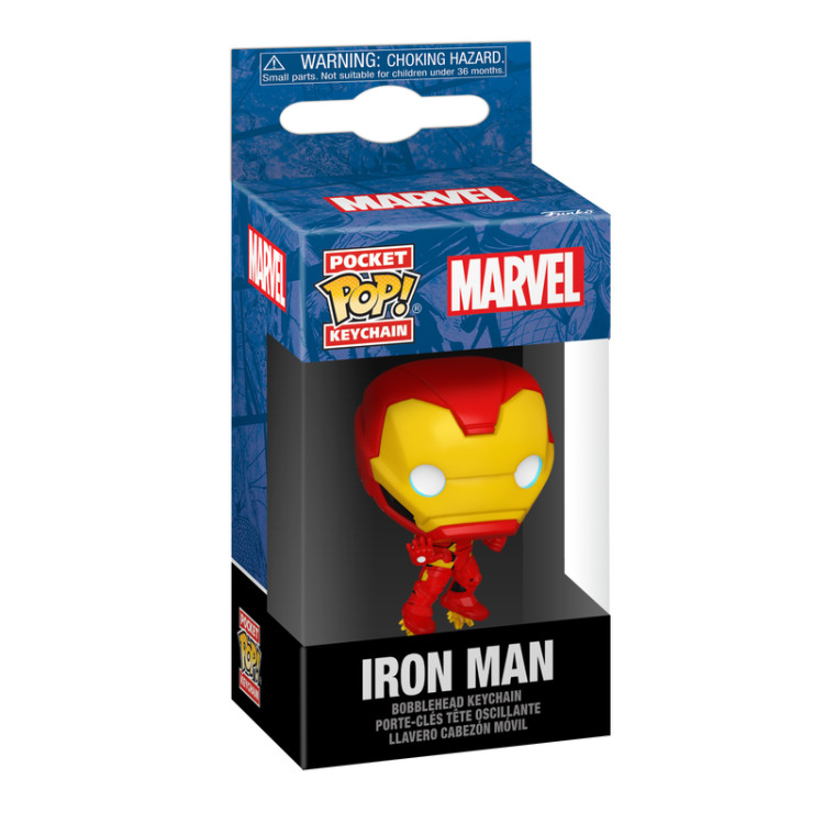 FUNKO POP! Raktų pakabutis: Marvel - Iron Man