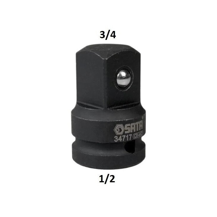 Smūginis adapteris 1/2"(F) - 3/4"(M)