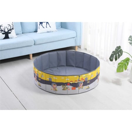 Soft Playpen For Children Construction Site