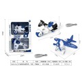 Set of Airplane and Motorcycle Disassembled