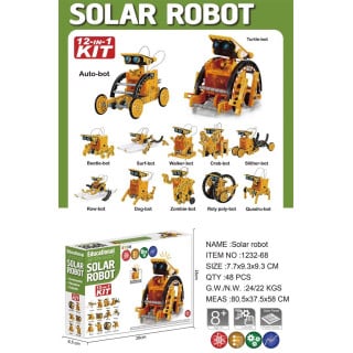 12in1 Solar Vehicle Set Orange