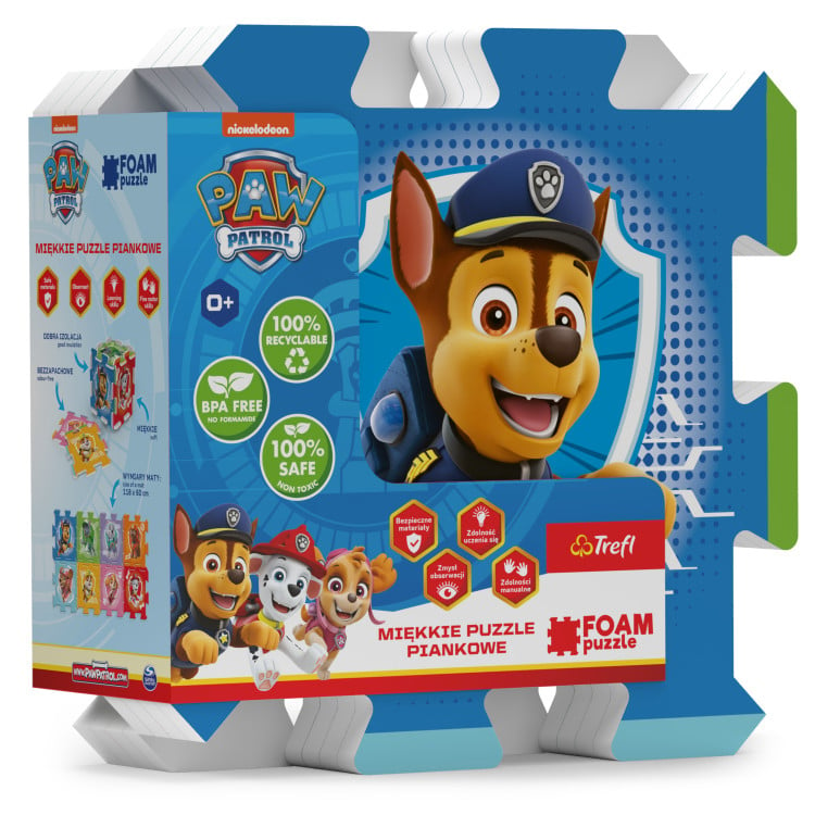 TREFL PAW PATROL Minkšta dėlionė