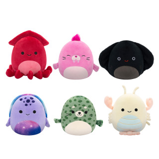 SQUISHMALLOWS Mystery Squad W20 paslaptingas pliušinis gyvūnėlis, 12 cm