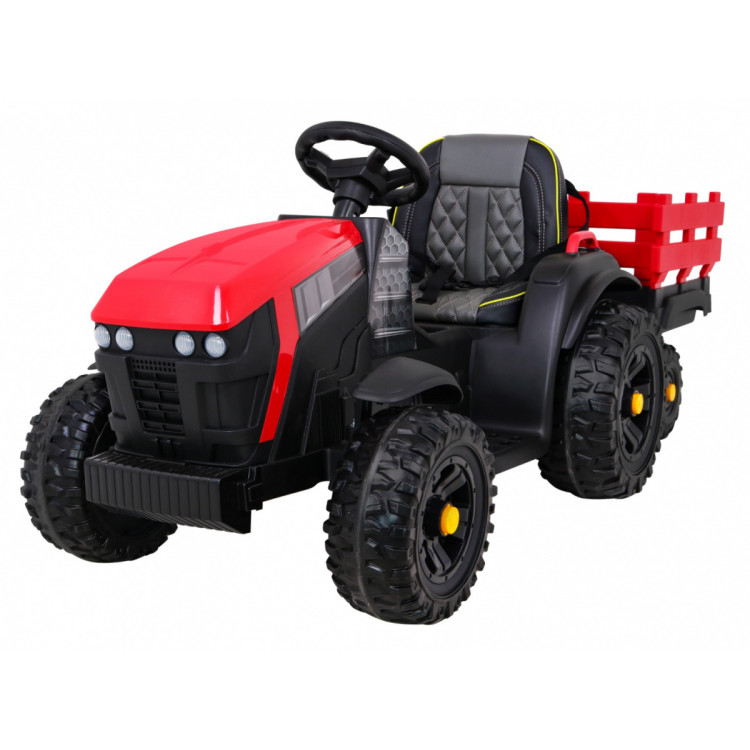 Tractor Titanium With Trailer Red