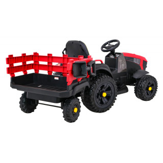 Tractor Titanium With Trailer Red