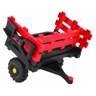 Tractor Titanium With Trailer Red