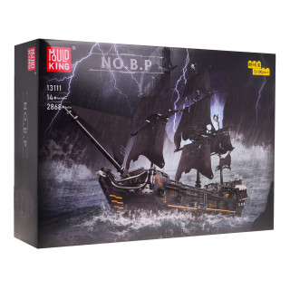 Blocks Pirate Ship Black Sail 2868el.