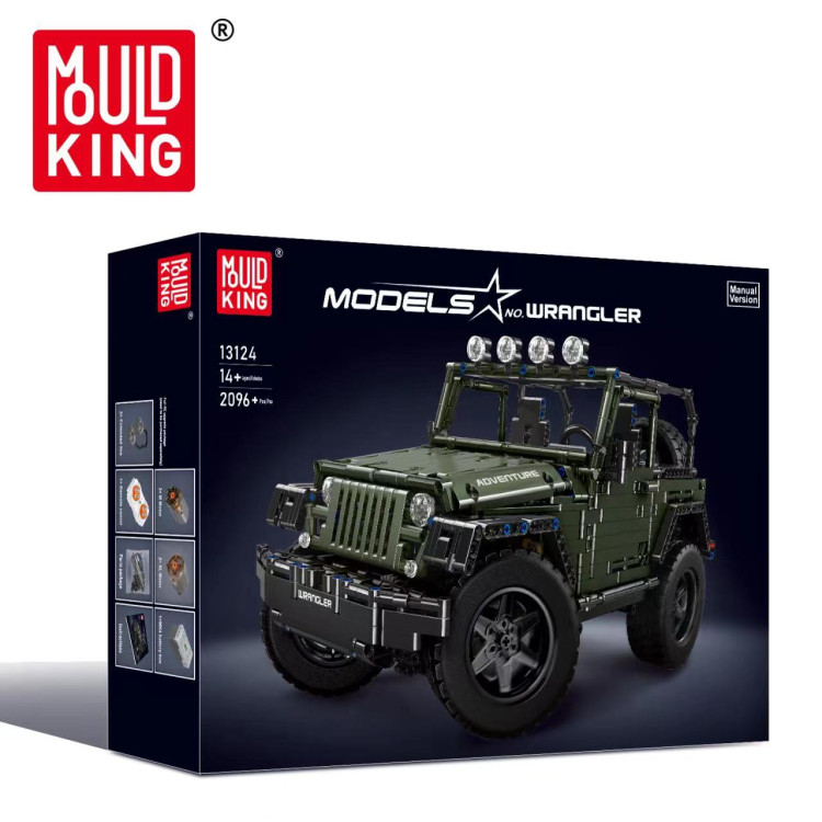 Off-Road Car Block Set 2078 pieces. Green