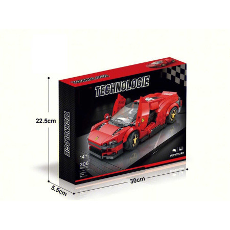 Sports Car Red Brick Set 306 pcs.