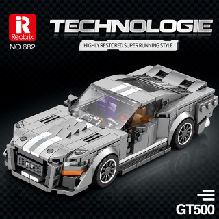 Sports Car Brick Set Gray 476 pcs.