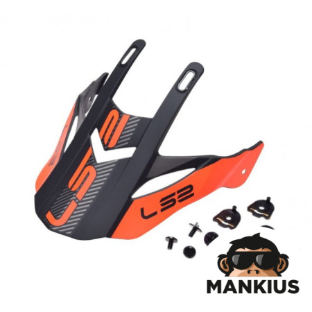 PEAK, MX436 EVO ADVENTURER BLACK orange