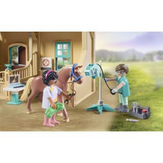 PLAYMOBIL WORLD OF HORSES Jojimo terapija ir veterinaro apžiūra 71352