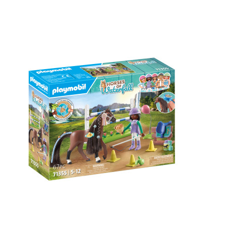 PLAYMOBIL WORLD OF HORSES Konkūro arena su Zoe ir Blaze 71355