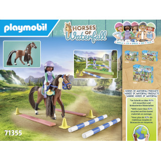 PLAYMOBIL WORLD OF HORSES Konkūro arena su Zoe ir Blaze 71355