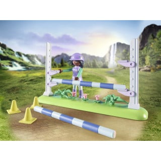 PLAYMOBIL WORLD OF HORSES Konkūro arena su Zoe ir Blaze 71355