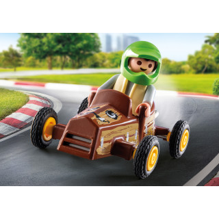 PLAYMOBIL SPECIAL PLUS Vaikas su lenktyniniu automobiliu 71480