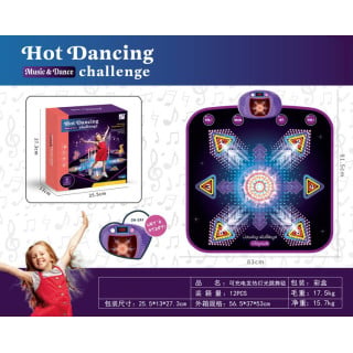 Dance mat with heat function