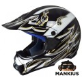 HELMET AWINA L BLACK/GREY GRAPH. ENDURO TN8686-31 W/O ECE