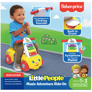 FISHER-PRICE Mašinėlė-paspirtukas Muzikiniai nuotykiai