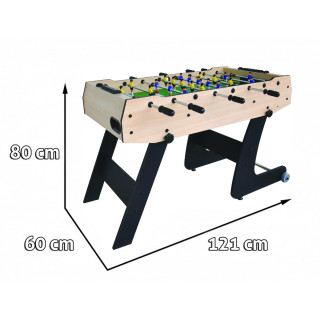 Football table 121x61x81 Folding Wood