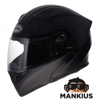 HELMET AWINA FULL FACE M BLACK FLIP-UP