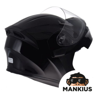 HELMET AWINA FULL FACE M BLACK FLIP-UP