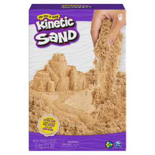 KINETIC SAND Kinetinis smėlis, rudas, 5 kg