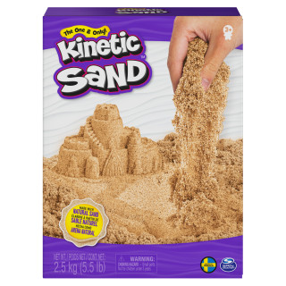 KINETIC SAND Kinetinis smėlis, rudas, 2,5 kg