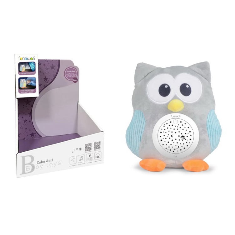 Owl With Sound and Light Function