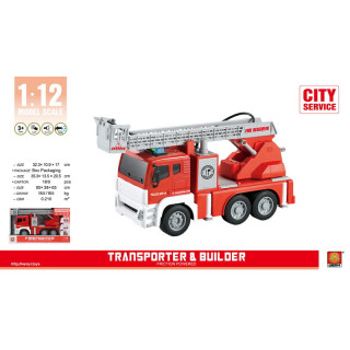 Fire Department with Light, Sound and Water Function 1:12