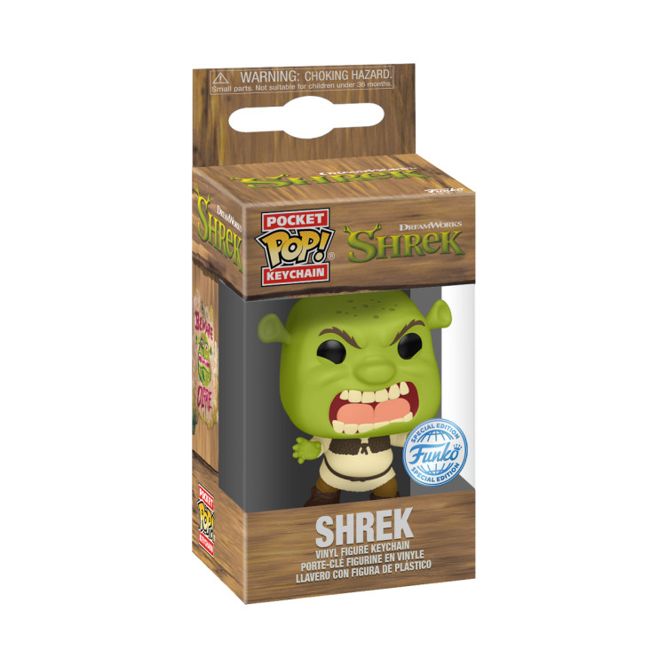 FUNKO POP! Raktų pakabutis: Shrek - Scary Shrek, 10 cm