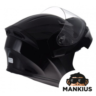 HELMET AWINA FULL FACE XXL BLACK FLIP-UP