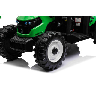 MEGA D68 Tractor Vehicle With Trailer Green