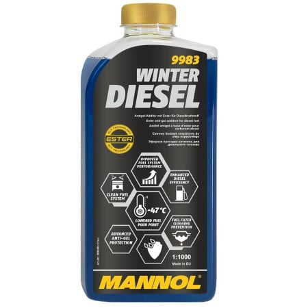 Antigelis dyzelinui -47 C MANNOL 1000ml