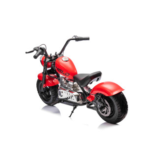 Motorcycle Chopper Warrior vehicle Red